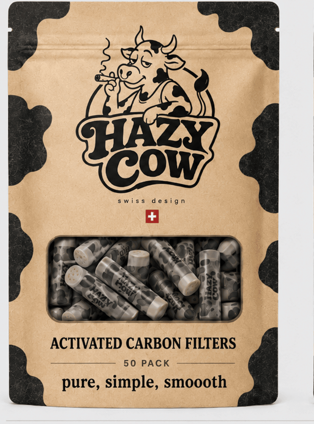 Active Charcoal Filters — 50 Pack